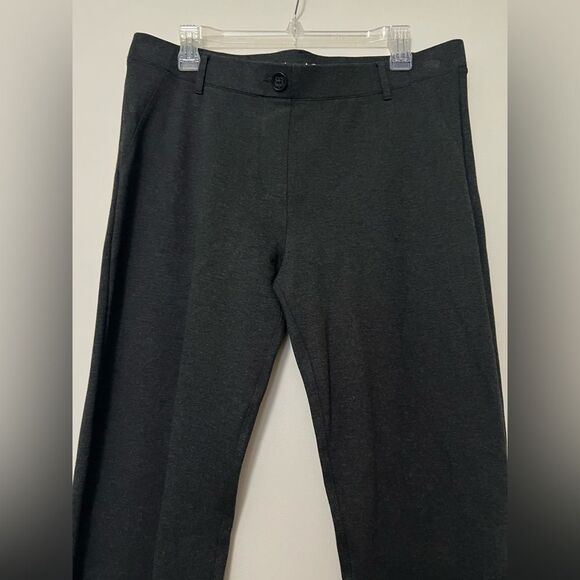 Betabrand Dress Pant Yoga Pants in Charcoal, Size XL - Straight Leg Stretch Work - Picture 2 of 5